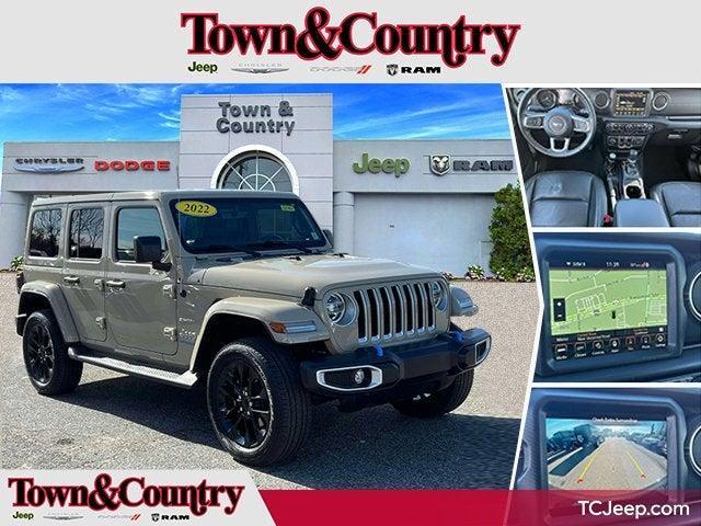 used 2022 Jeep Wrangler Unlimited 4xe car, priced at $34,995