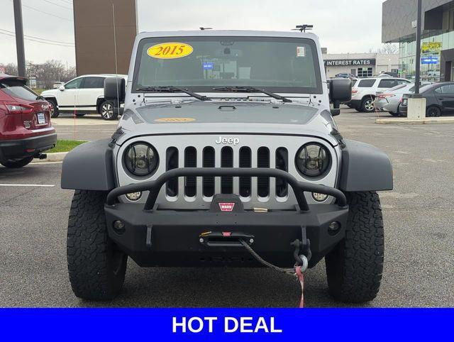 used 2015 Jeep Wrangler Unlimited car, priced at $20,236