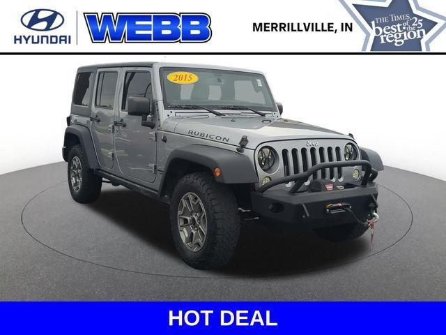 used 2015 Jeep Wrangler Unlimited car, priced at $20,236
