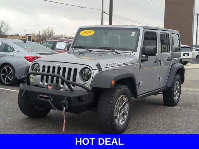 used 2015 Jeep Wrangler Unlimited car, priced at $20,236