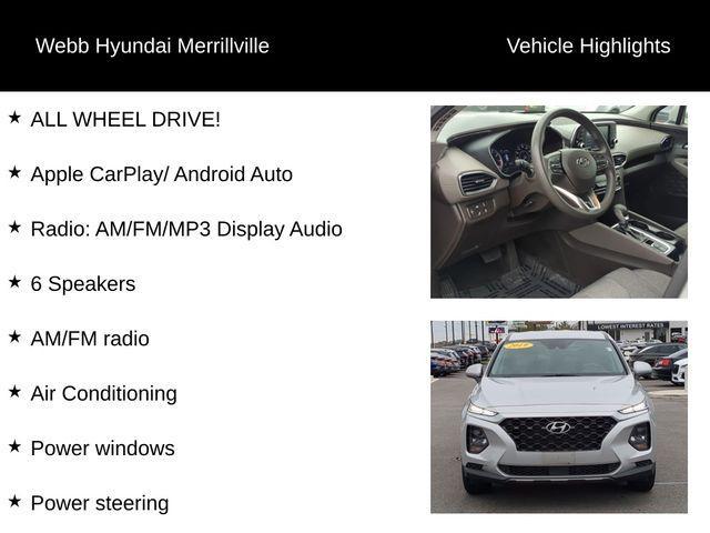 used 2019 Hyundai Santa Fe car, priced at $15,599