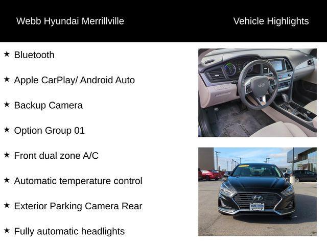 used 2019 Hyundai Sonata Hybrid car, priced at $14,495