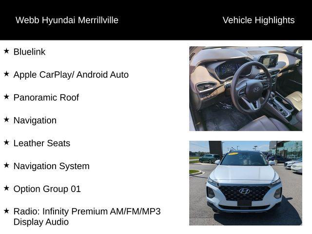 used 2020 Hyundai Santa Fe car, priced at $19,745