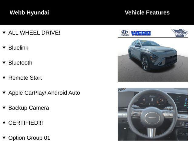 used 2025 Hyundai Kona car, priced at $25,534