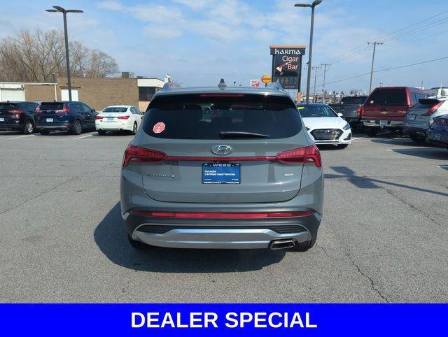 used 2021 Hyundai Santa Fe car, priced at $20,690