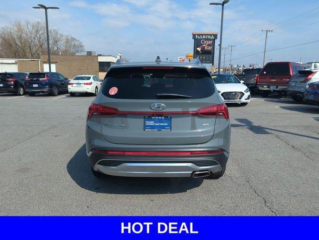 used 2021 Hyundai Santa Fe car, priced at $21,781