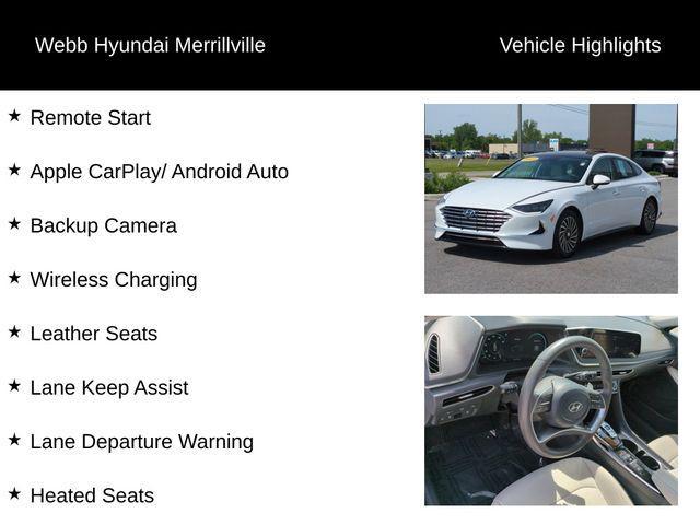 used 2021 Hyundai Sonata Hybrid car, priced at $22,395