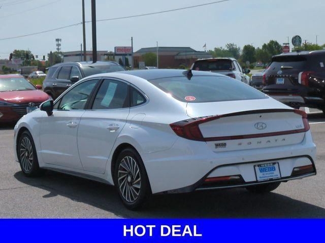 used 2021 Hyundai Sonata Hybrid car, priced at $22,395