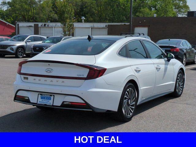 used 2021 Hyundai Sonata Hybrid car, priced at $22,395