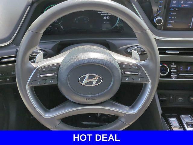 used 2021 Hyundai Sonata Hybrid car, priced at $22,395