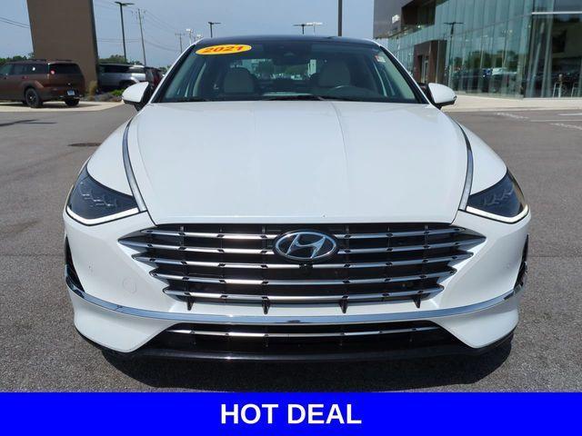 used 2021 Hyundai Sonata Hybrid car, priced at $22,395