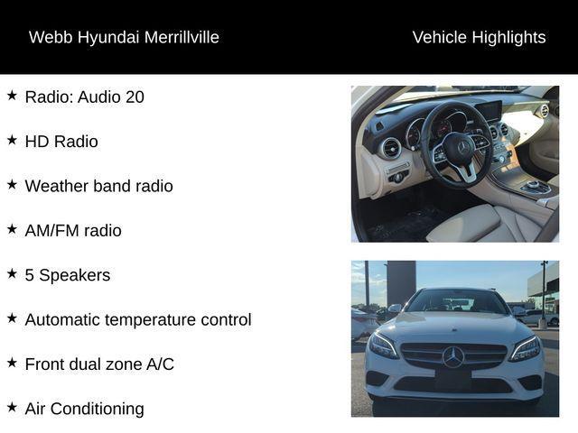 used 2019 Mercedes-Benz C-Class car, priced at $19,897