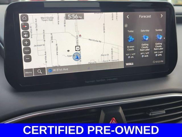 used 2021 Hyundai Santa Fe car, priced at $22,615