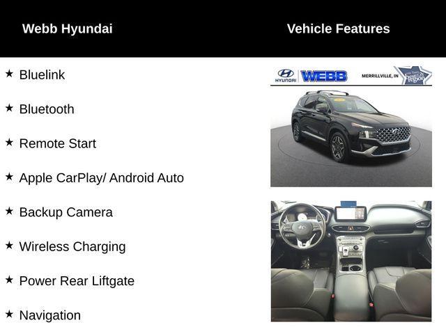 used 2021 Hyundai Santa Fe car, priced at $22,615