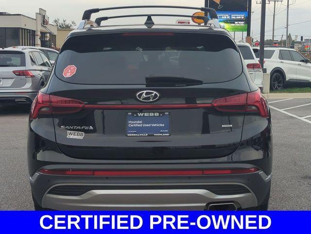 used 2021 Hyundai Santa Fe car, priced at $22,615