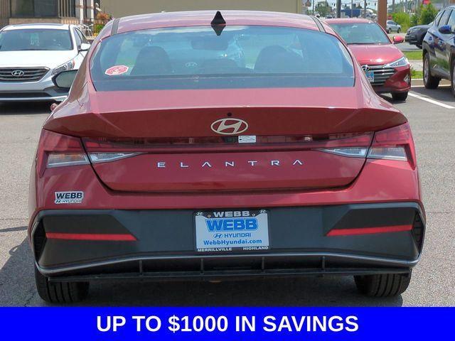 new 2024 Hyundai Elantra car, priced at $26,428