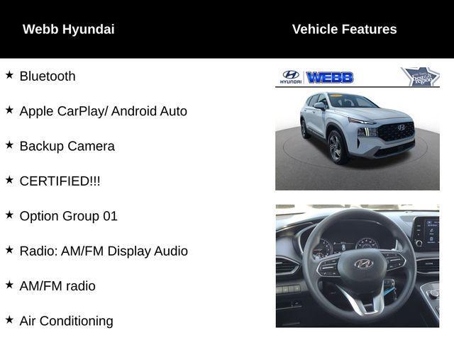 used 2022 Hyundai Santa Fe car, priced at $22,248