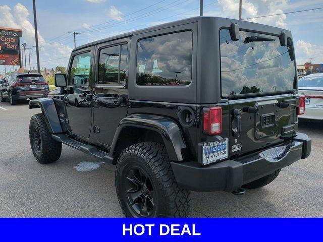 used 2017 Jeep Wrangler Unlimited car, priced at $21,706