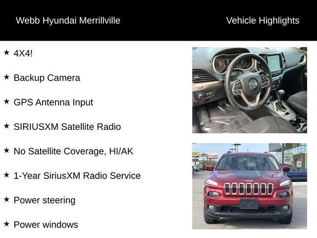 used 2017 Jeep Cherokee car, priced at $13,199