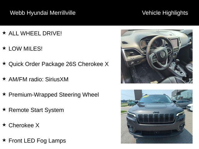 used 2022 Jeep Cherokee car, priced at $25,127