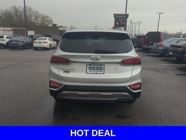 used 2019 Hyundai Santa Fe car, priced at $17,673