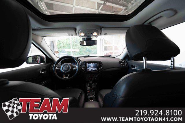 used 2021 Jeep Compass car, priced at $19,100
