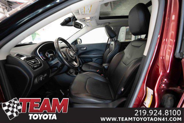 used 2021 Jeep Compass car, priced at $19,100