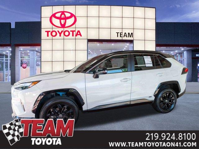 used 2022 Toyota RAV4 Hybrid car, priced at $35,000