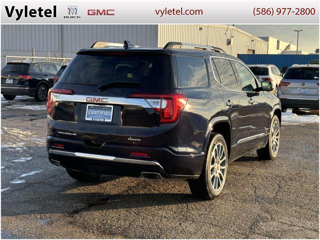 used 2022 GMC Acadia car, priced at $36,995