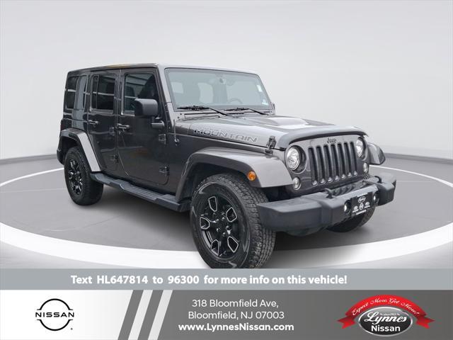 used 2017 Jeep Wrangler Unlimited car, priced at $17,601