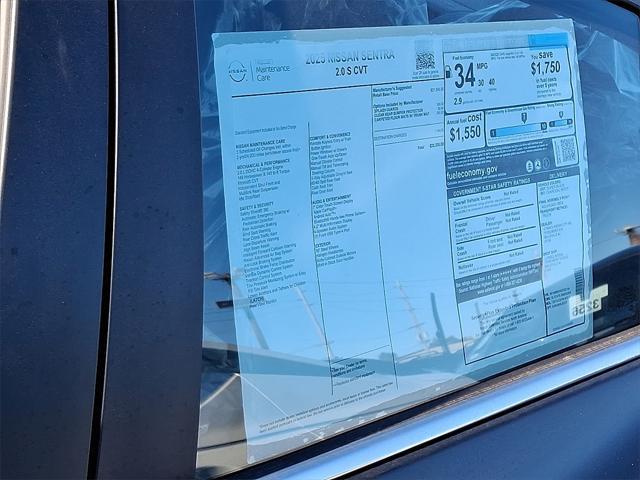 new 2025 Nissan Sentra car, priced at $22,382