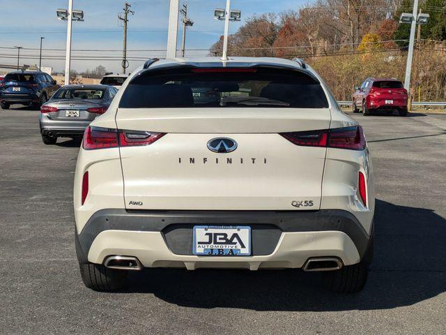 used 2022 INFINITI QX55 car, priced at $32,850