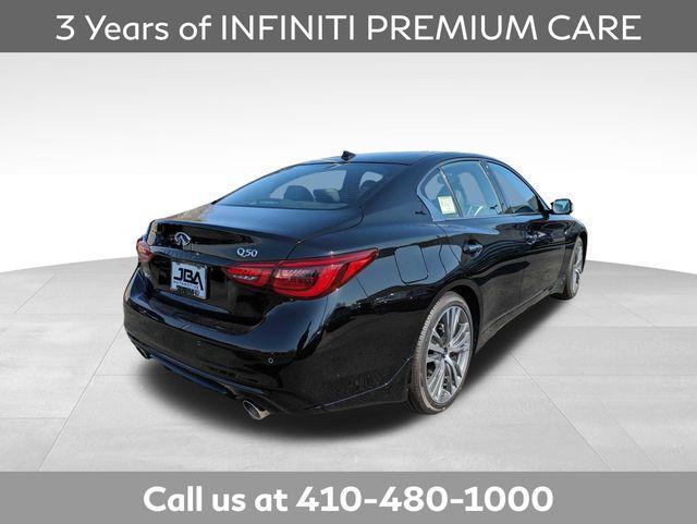 new 2024 INFINITI Q50 car, priced at $51,575