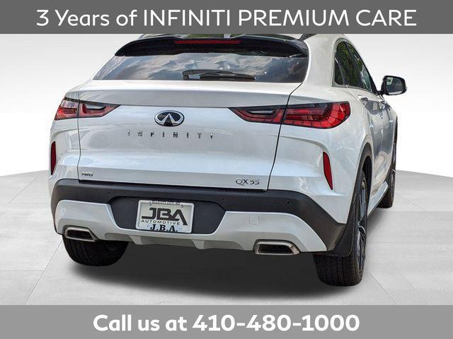 new 2025 INFINITI QX55 car, priced at $59,562