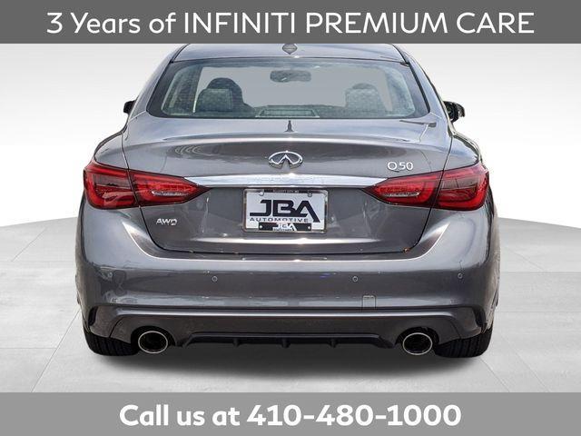 new 2024 INFINITI Q50 car, priced at $42,875