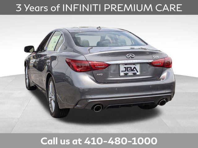 new 2024 INFINITI Q50 car, priced at $42,875