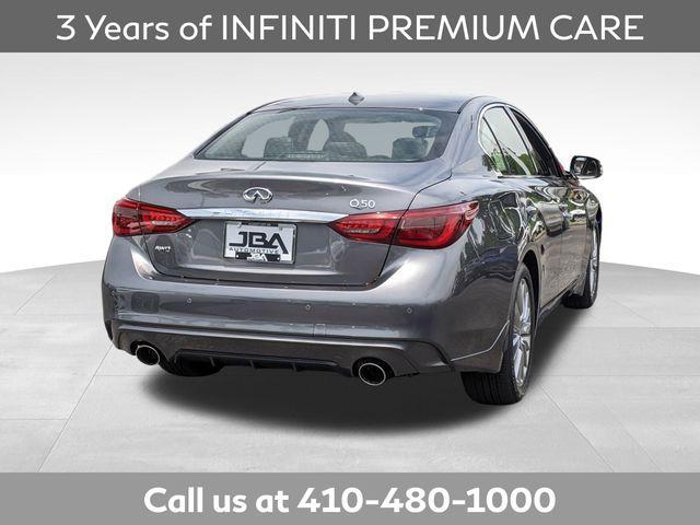 new 2024 INFINITI Q50 car, priced at $42,875