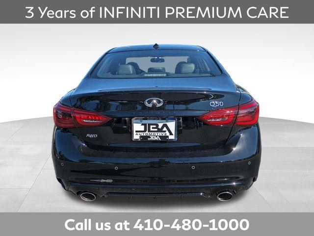 new 2024 INFINITI Q50 car, priced at $48,569