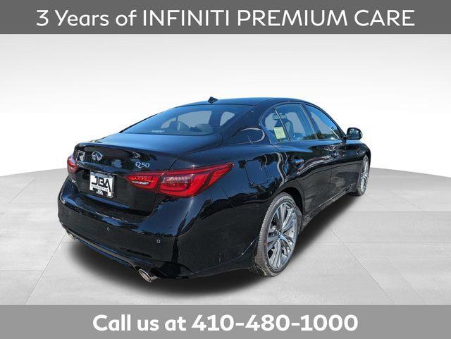 new 2024 INFINITI Q50 car, priced at $51,375