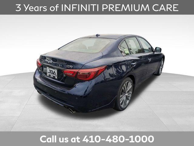 new 2024 INFINITI Q50 car, priced at $49,194