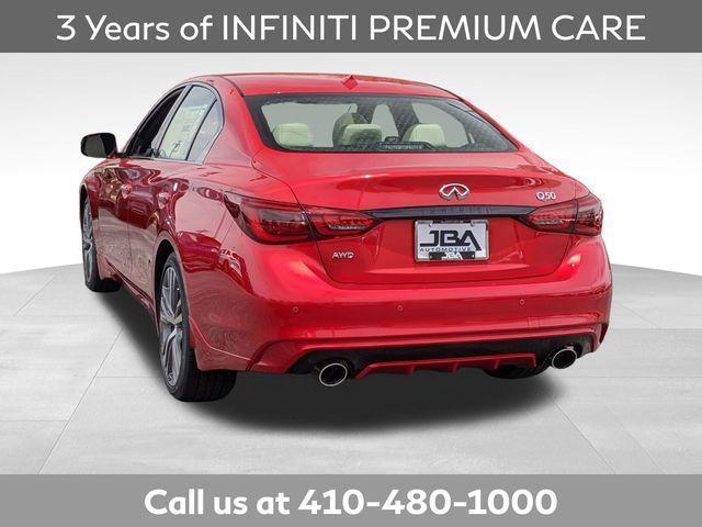 new 2024 INFINITI Q50 car, priced at $49,379