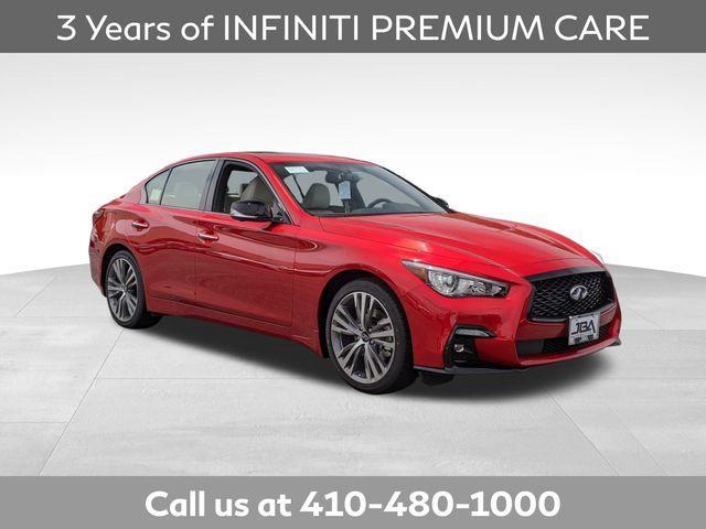 new 2024 INFINITI Q50 car, priced at $49,379