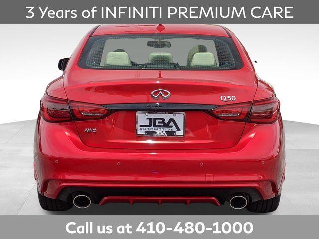 new 2024 INFINITI Q50 car, priced at $49,379