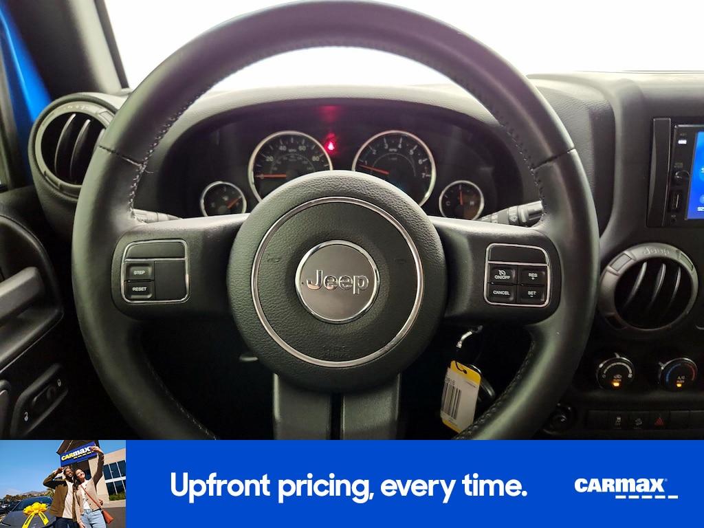 used 2015 Jeep Wrangler car, priced at $19,998