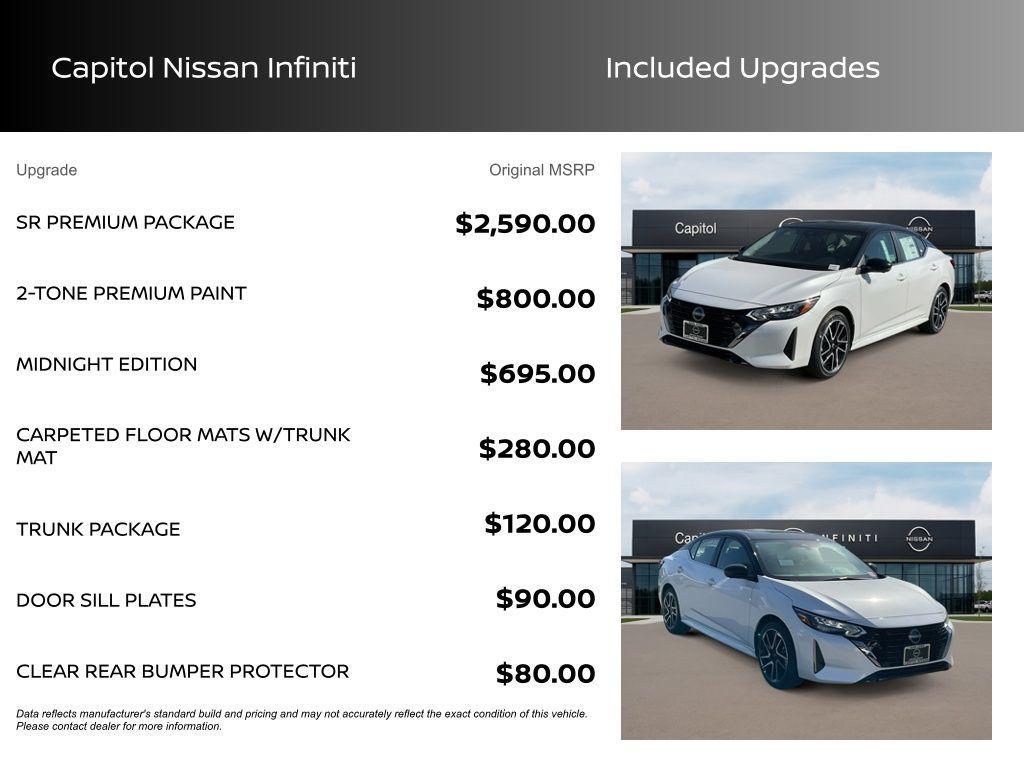 new 2025 Nissan Sentra car, priced at $28,182