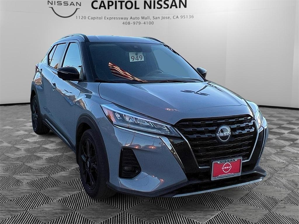 used 2023 Nissan Kicks car, priced at $18,400