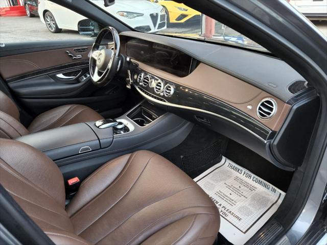 used 2018 Mercedes-Benz S-Class car, priced at $34,995