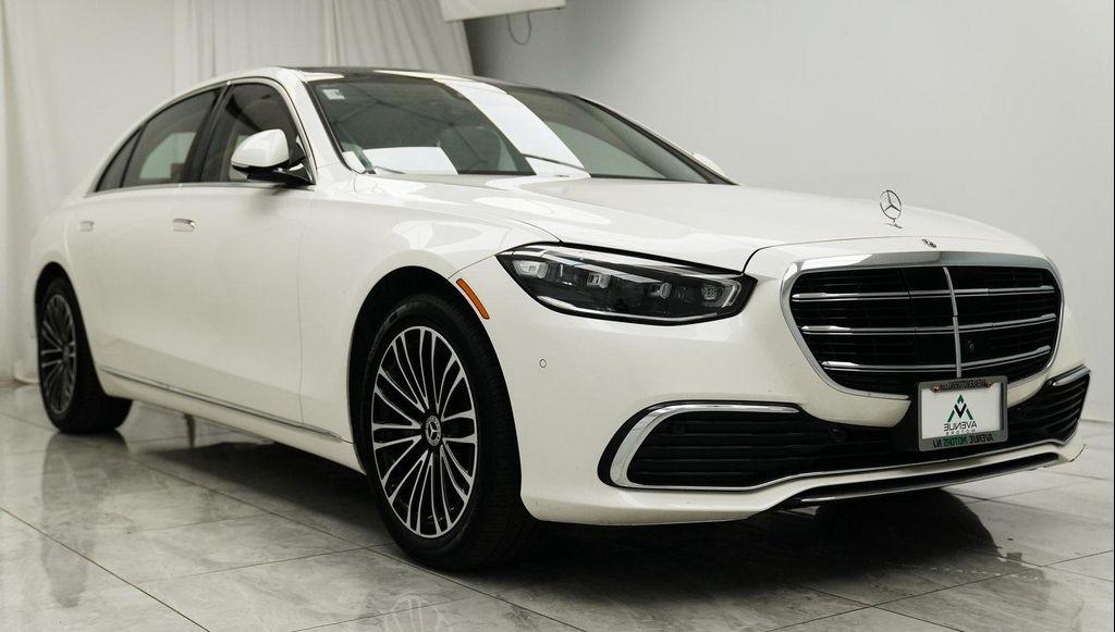 used 2021 Mercedes-Benz S-Class car, priced at $68,995