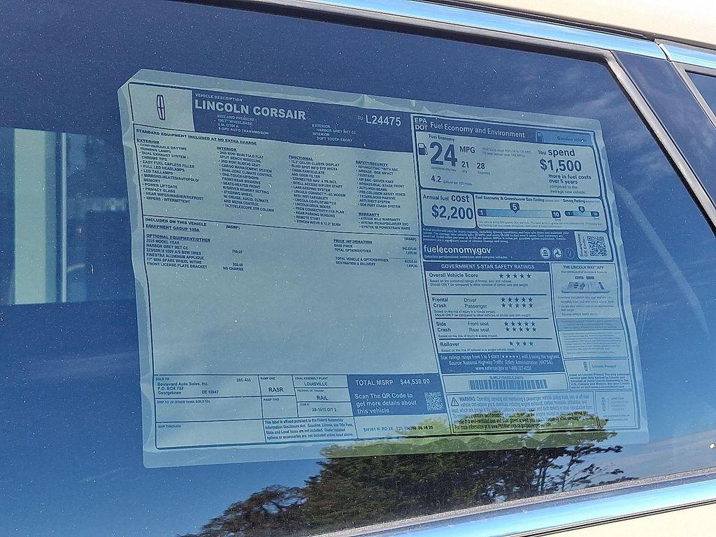 new 2025 Lincoln Corsair car, priced at $42,748