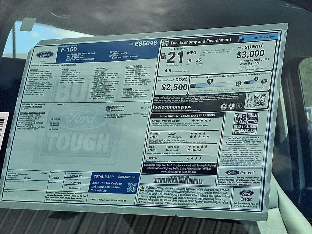 new 2025 Ford F-150 car, priced at $35,337